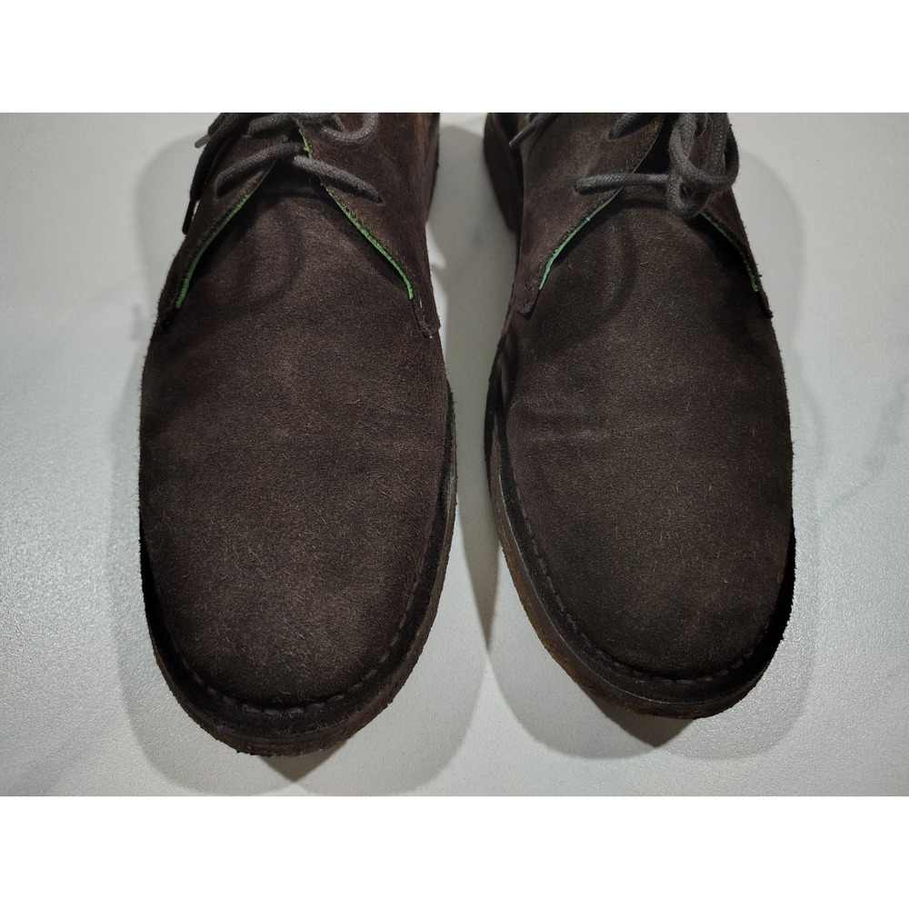 Polo Ralph Lauren Men's Boots Brown Suede Chukka Ankle Size 11  Made In Spain - Picture 7 of 11